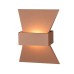 Επιτοίχια απλίκα δύο δεσμών LED 6W 3000K θερμό φως από αλουμίνιο σε σκούρο χρυσό | Aca | ZD81166LEDGO